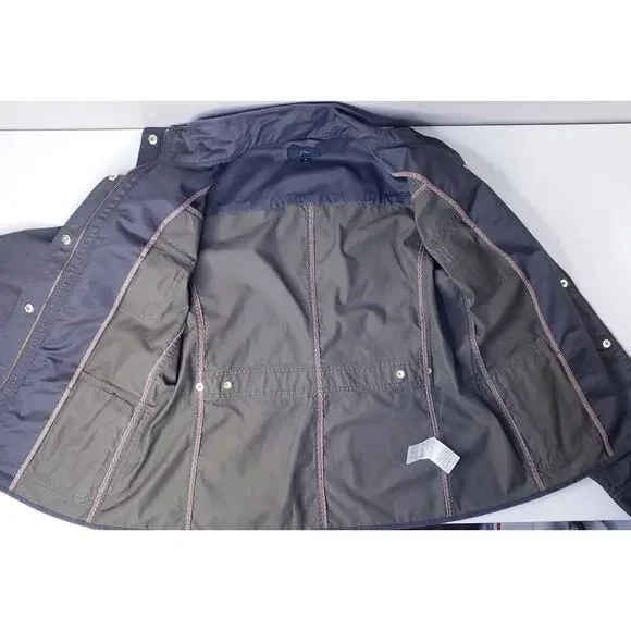 J. CREW Women's Size Medium Downtown Field Utility Jacket Hunter Green in VGUC - Picture 3 of 15